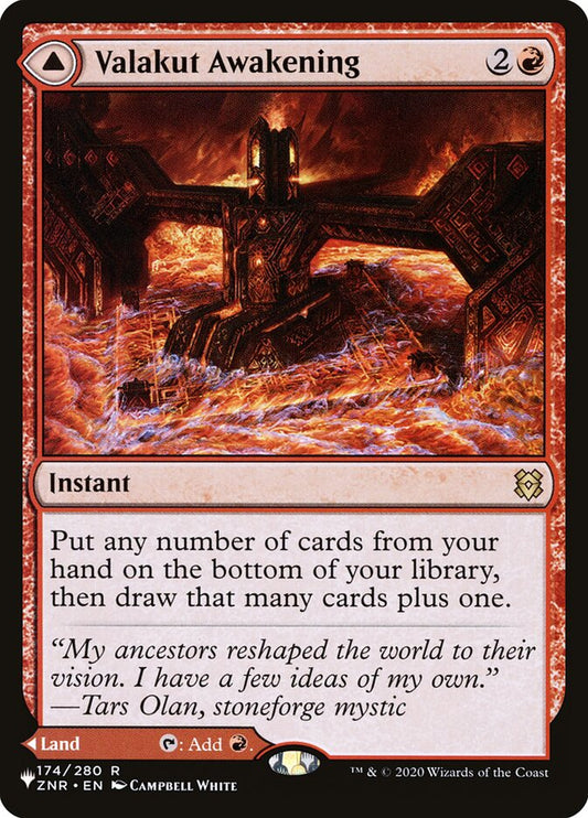 Valakut Awakening // Valakut Stoneforge ZNR-174/5075 (The List Reprints) 