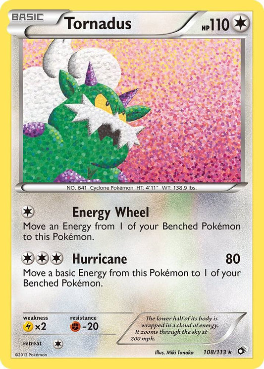 Tornadus 108/113 (Legendary Treasures)  - Holofoil