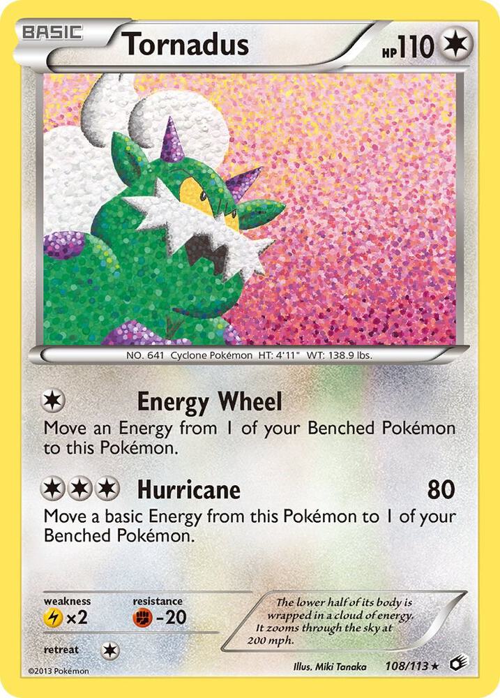 Tornadus 108/113 (Legendary Treasures)  - Holofoil