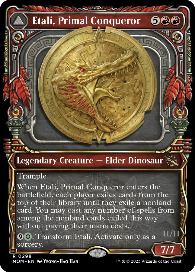 Etali, Primal Conqueror // Etali, Primal Sickness 298 (March of the Machine)  - Showcase