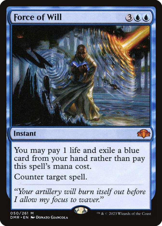 Force of Will 50/261 (Dominaria Remastered) 