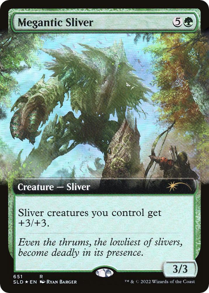 Megantic Sliver 651 (Secret Lair Drop Series)  - Extended Art Foil