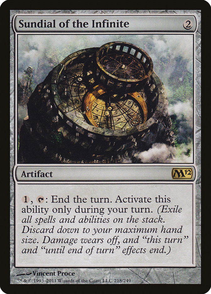 Sundial of the Infinite 218/249 (Magic 2012 (M12)) 