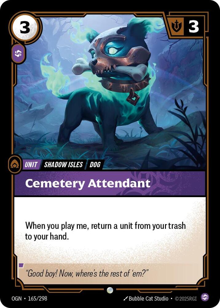 Cemetery Attendant 165/298 (Origins) 