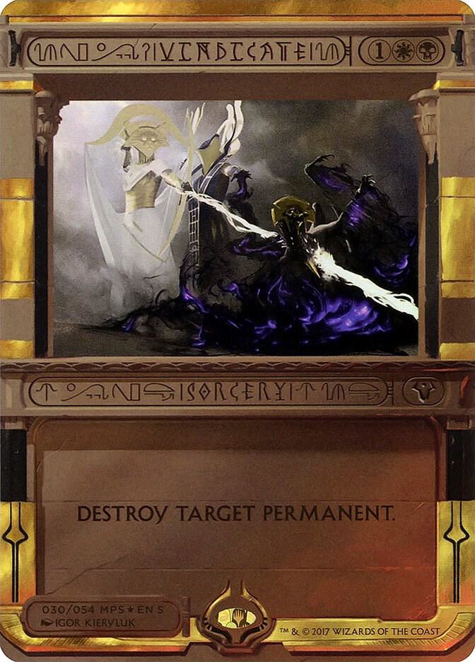 Vindicate 30 (Masterpiece Series: Amonkhet Invocations)  - Foil