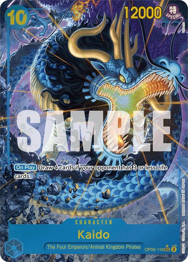 Kaido OP05-118 (Premium Booster -The Best-)  - Alternate Art Foil