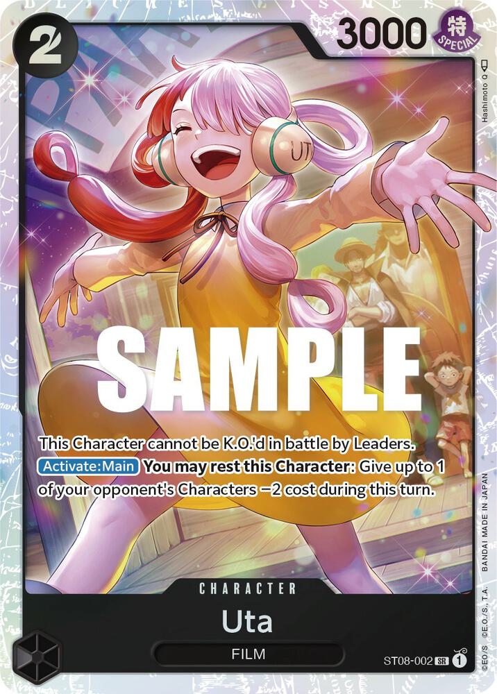Uta ST08-002 (Starter Deck 8: Monkey.D.Luffy)  - Foil