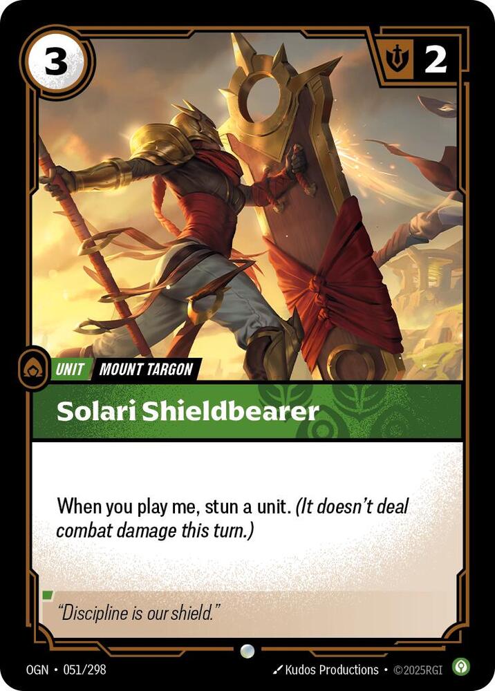 Solari Shieldbearer 051/298 (Origins) 