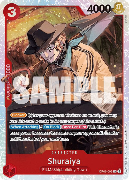 Shuraiya OP06-009 (Wings of the Captain)  - Foil