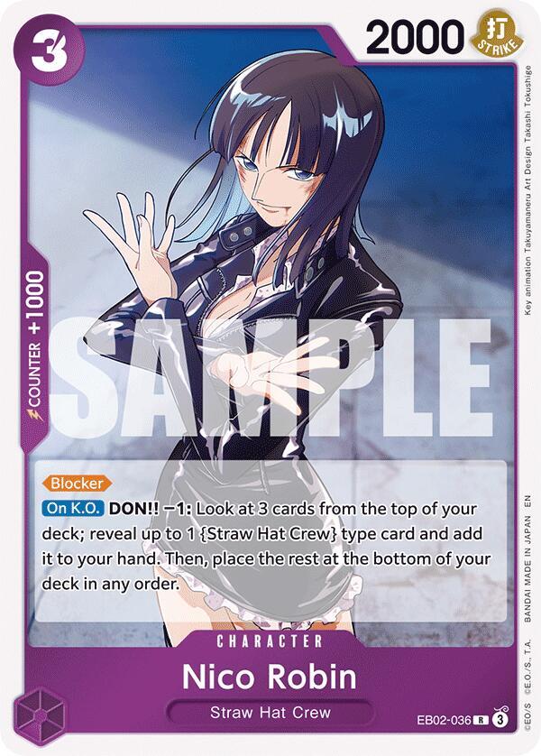 Nico Robin EB02-036 (Extra Booster: Anime 25th Collection)  - Foil