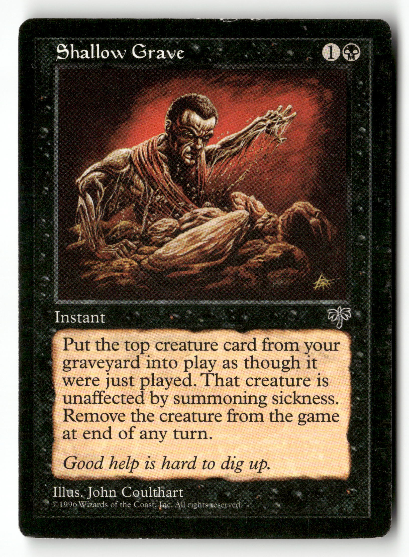 MTG Mirage   Shallow Grave R HP