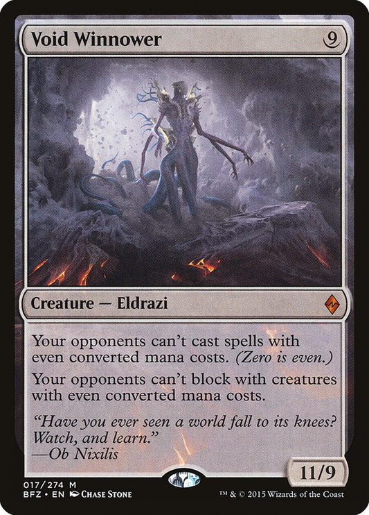 Void Winnower 17/274 (Battle for Zendikar) 