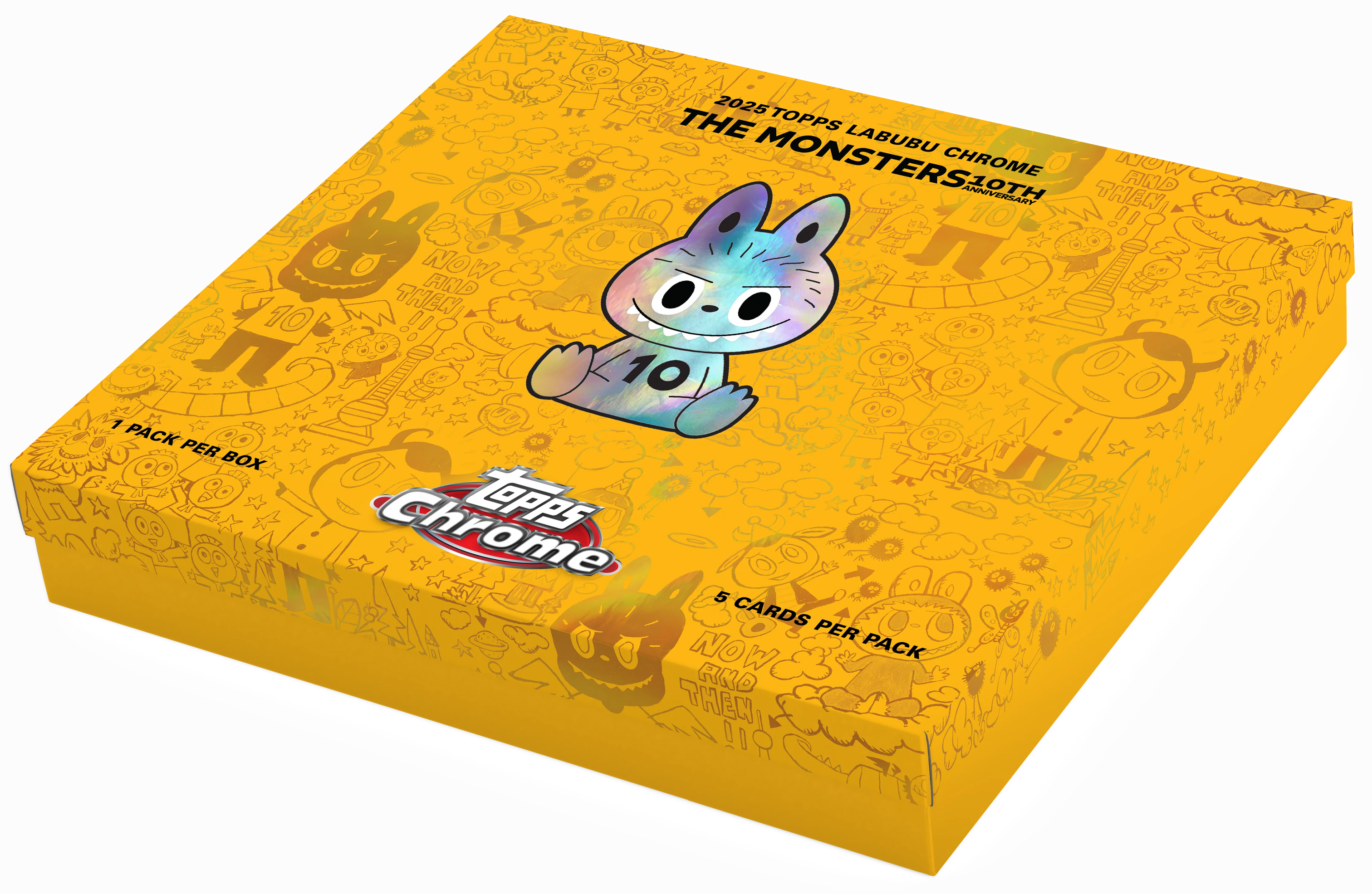 その他 2025 Topps Chrome Labubu 2box 2025 Topps Labubu Chrome® 10th Anniversary - Hobby Box
