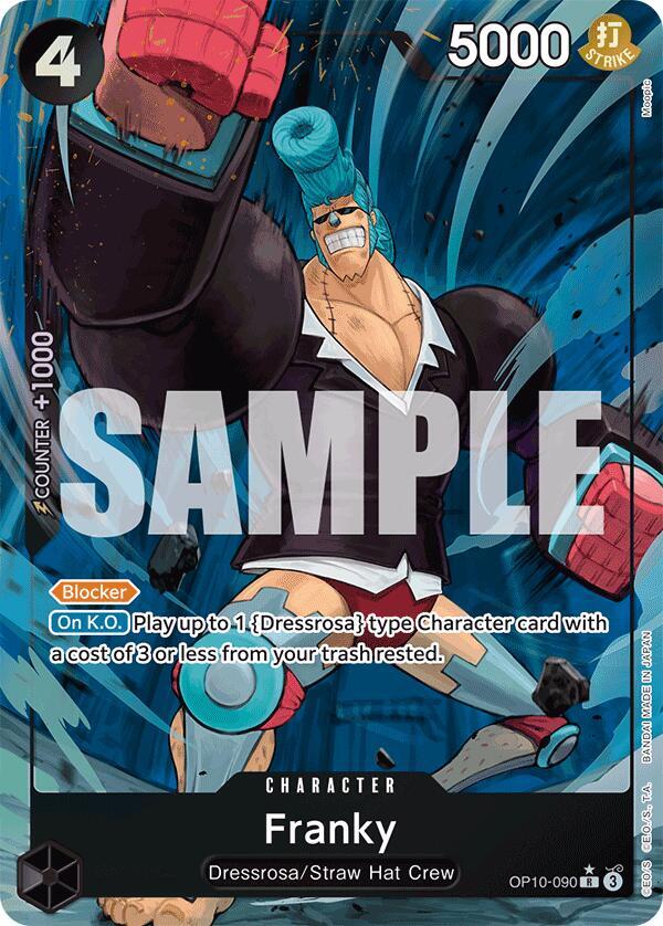 Franky OP10-090 (Royal Blood)  - Alternate Art Foil