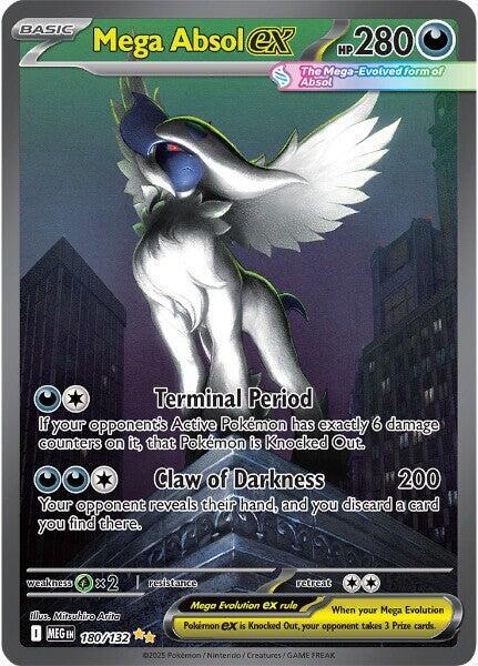 Mega Absol ex 180/132 (ME01: Mega Evolution)  - Holofoil
