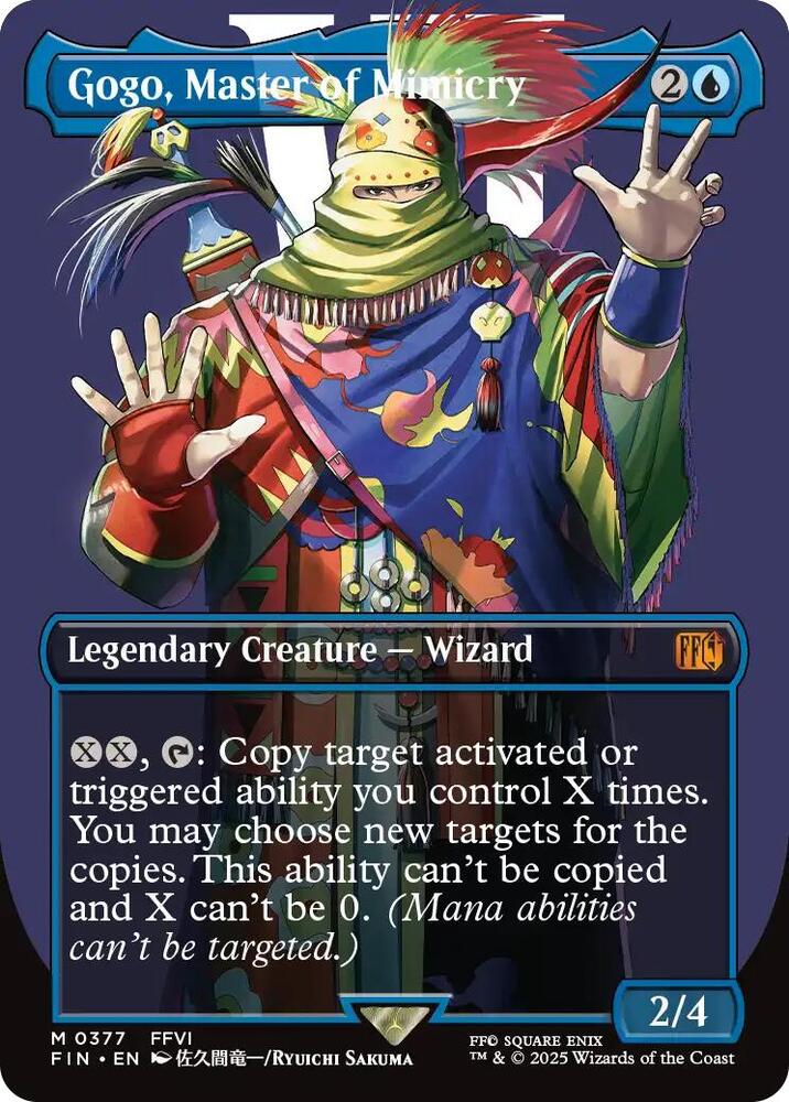 Gogo, Master of Mimicry 377/309 (FINAL FANTASY)  - Borderless