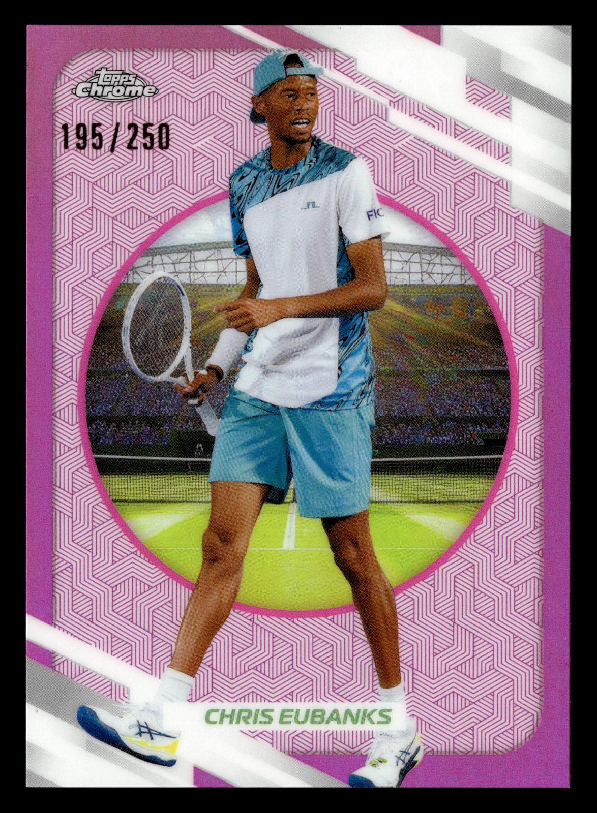 2026 Topps Chrome #161 Chris Eubanks Pink Refractor #/250