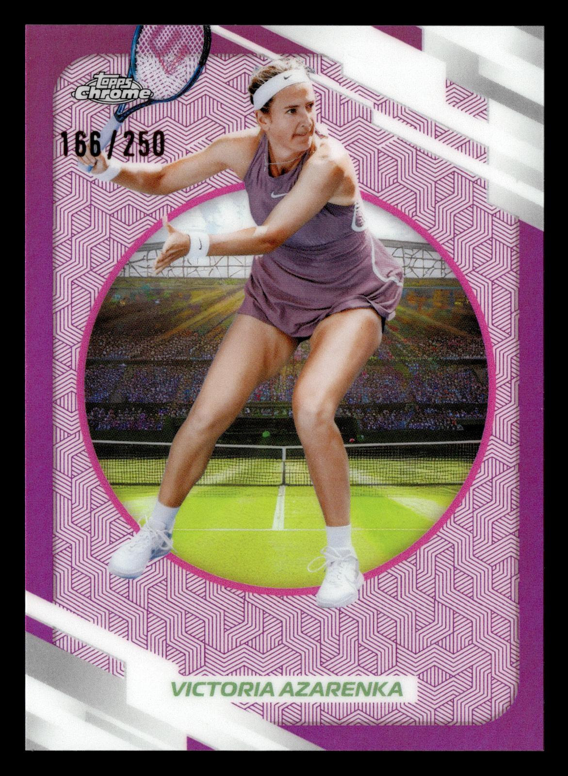 2026 Topps Chrome #175 Victoria Azarenka Pink Refractor #/250
