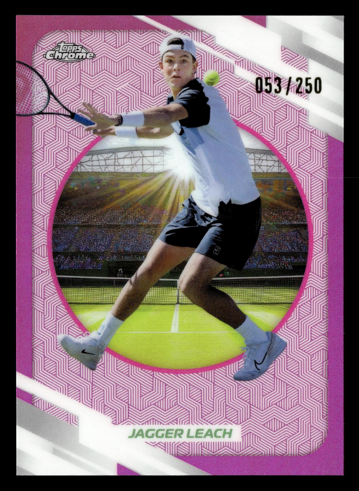 2026 Topps Chrome #133 Jagger Leach Pink Refractor #/250
