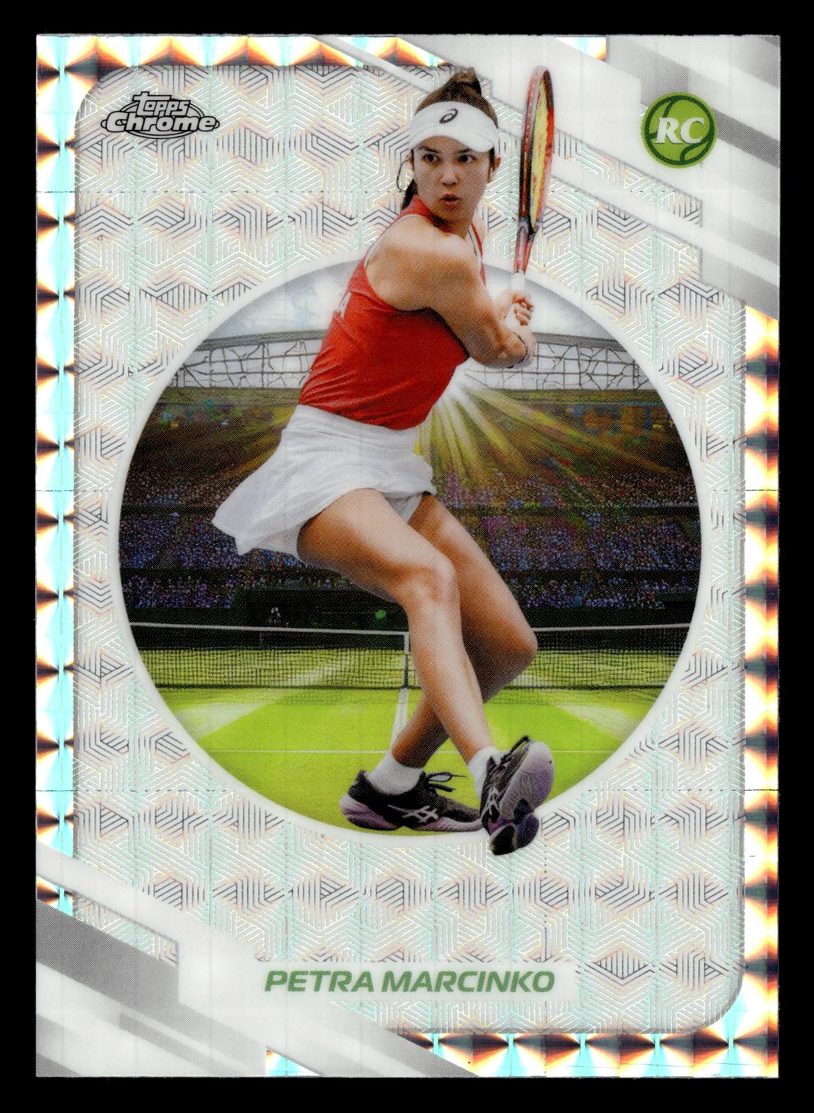 2026 Topps Chrome #99 Petra Marcinko Geometric Refractor