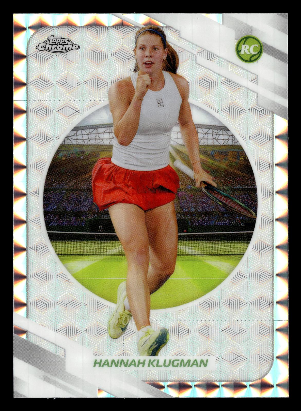 2026 Topps Chrome #32 Hannah Klugman Geometric Refractor