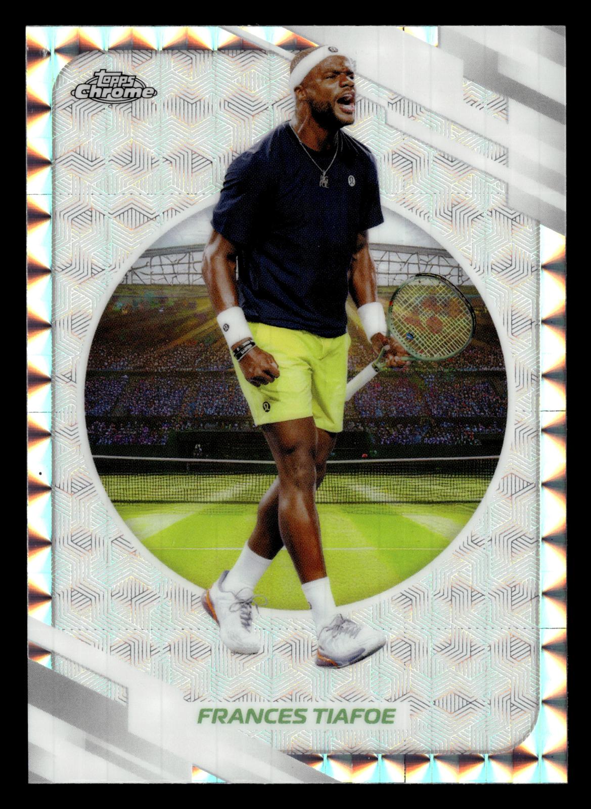 2026 Topps Chrome #93 Frances Tiafoe Geometric Refractor