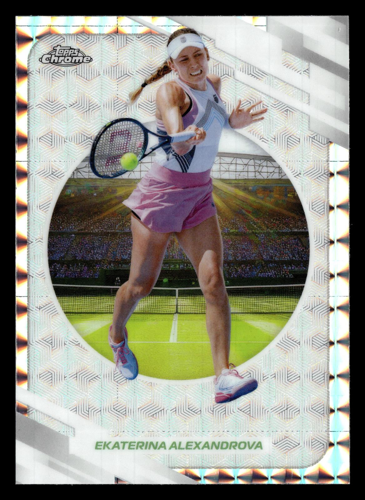 2026 Topps Chrome #62 Ekaterina Alexandrova Geometric Refractor