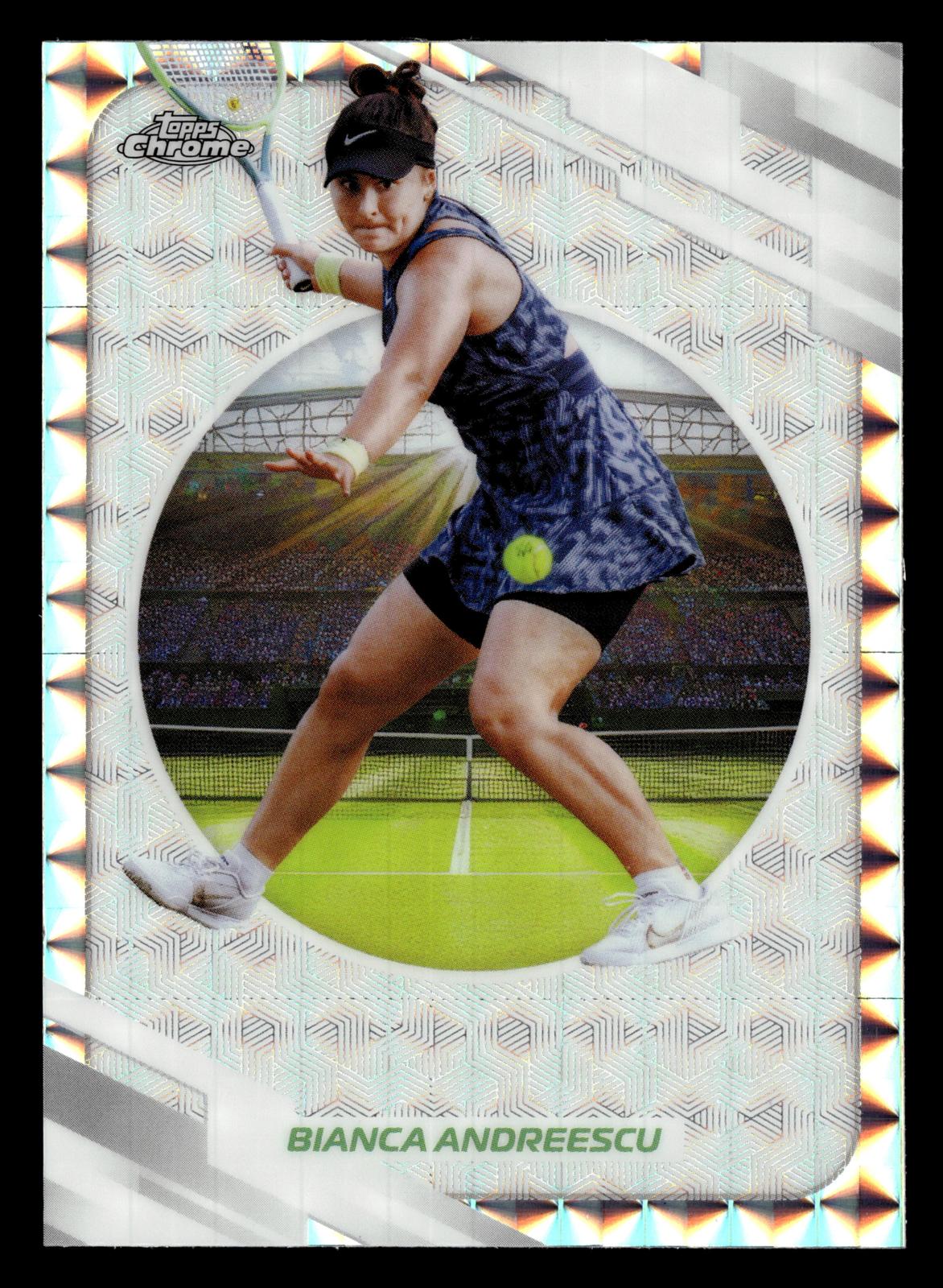 2026 Topps Chrome #182 Bianca Andreescu Geometric Refractor