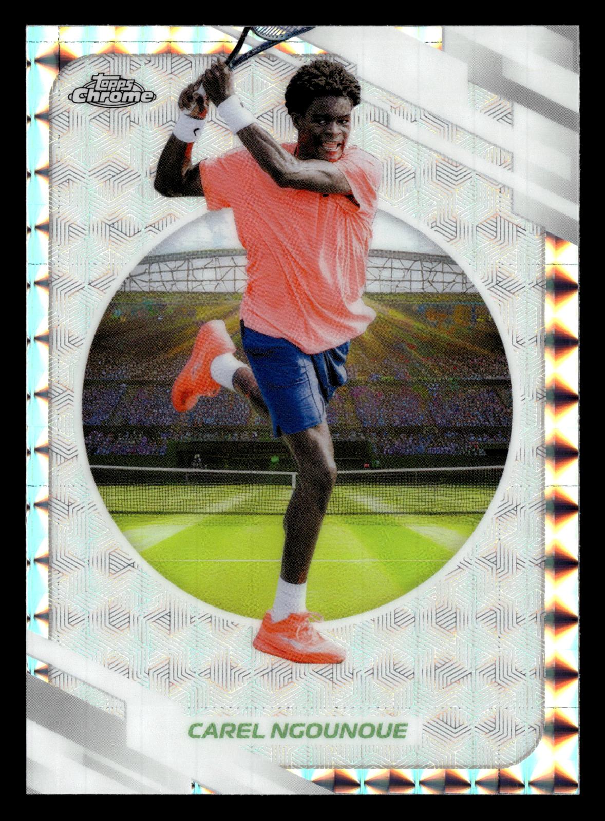 2026 Topps Chrome #153 Carel Ngounoue Geometric Refractor