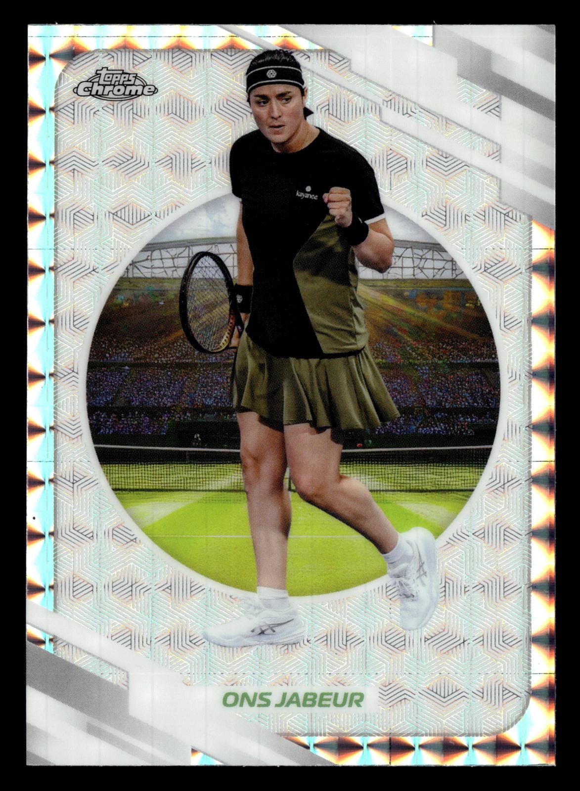 2026 Topps Chrome #42 Ons Jabeur Geometric Refractor