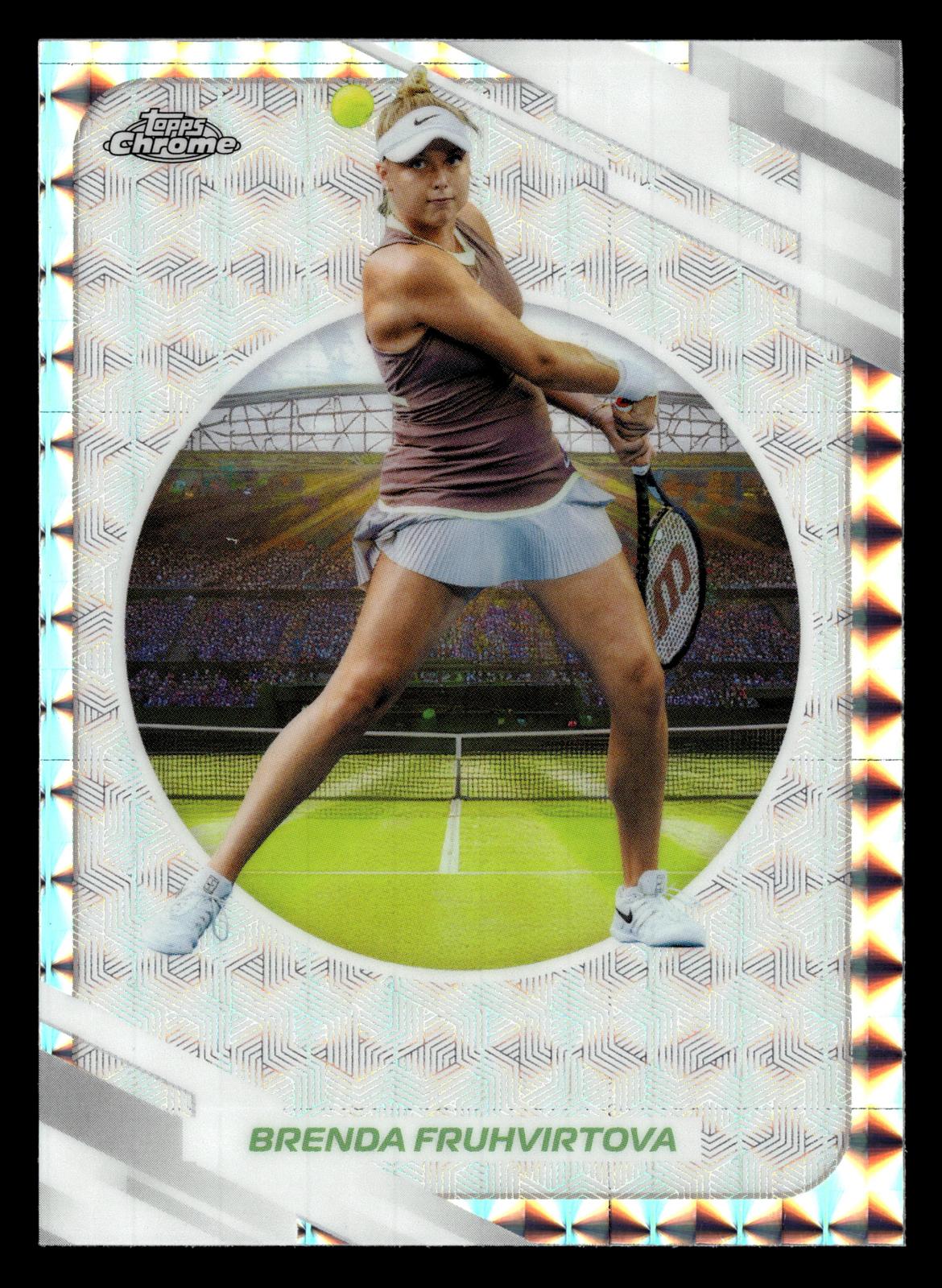 2026 Topps Chrome #130 Brenda Fruhvirtova Geometric Refractor