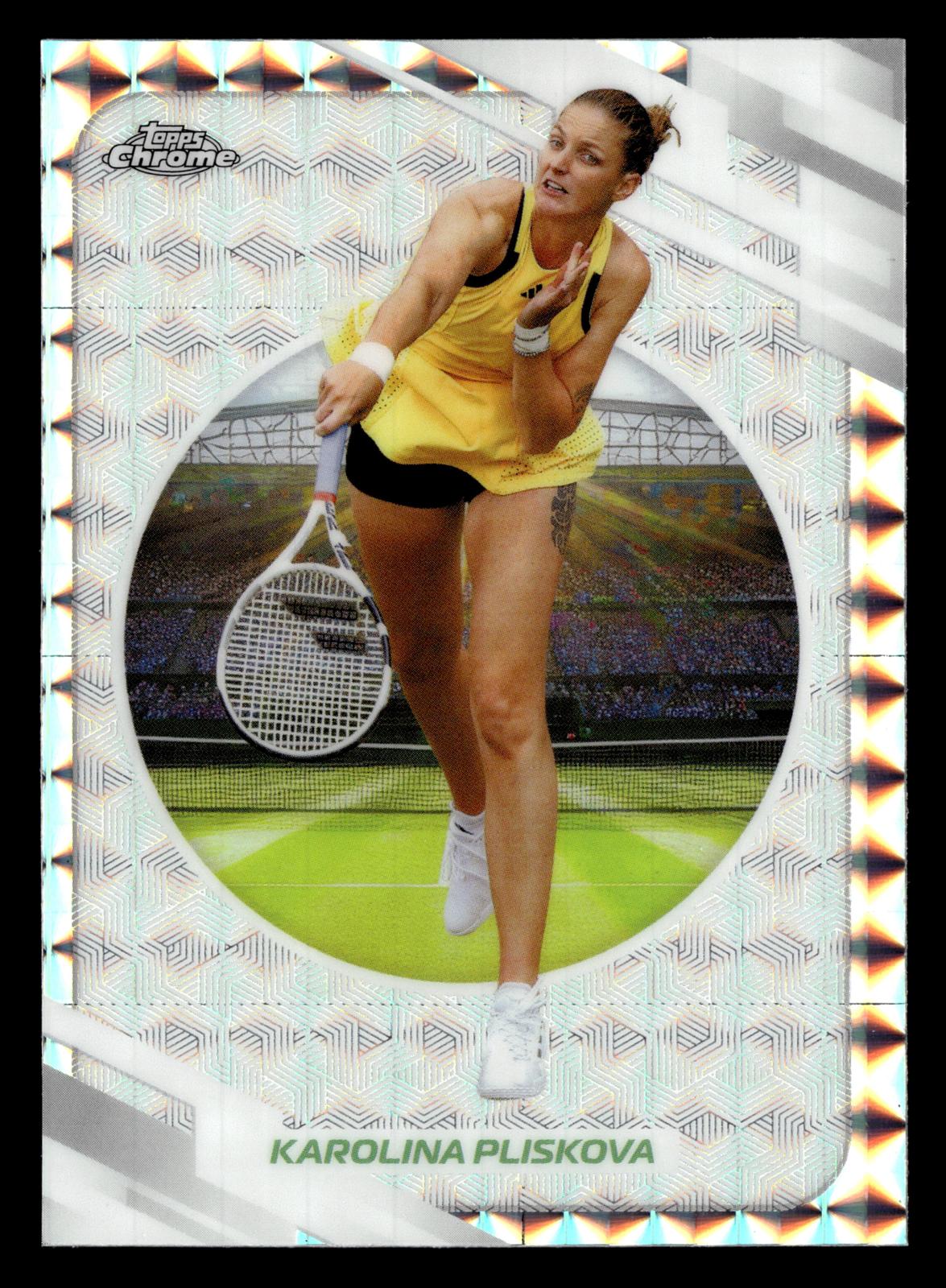 2026 Topps Chrome #152 Karolina Pliskova Geometric Refractor