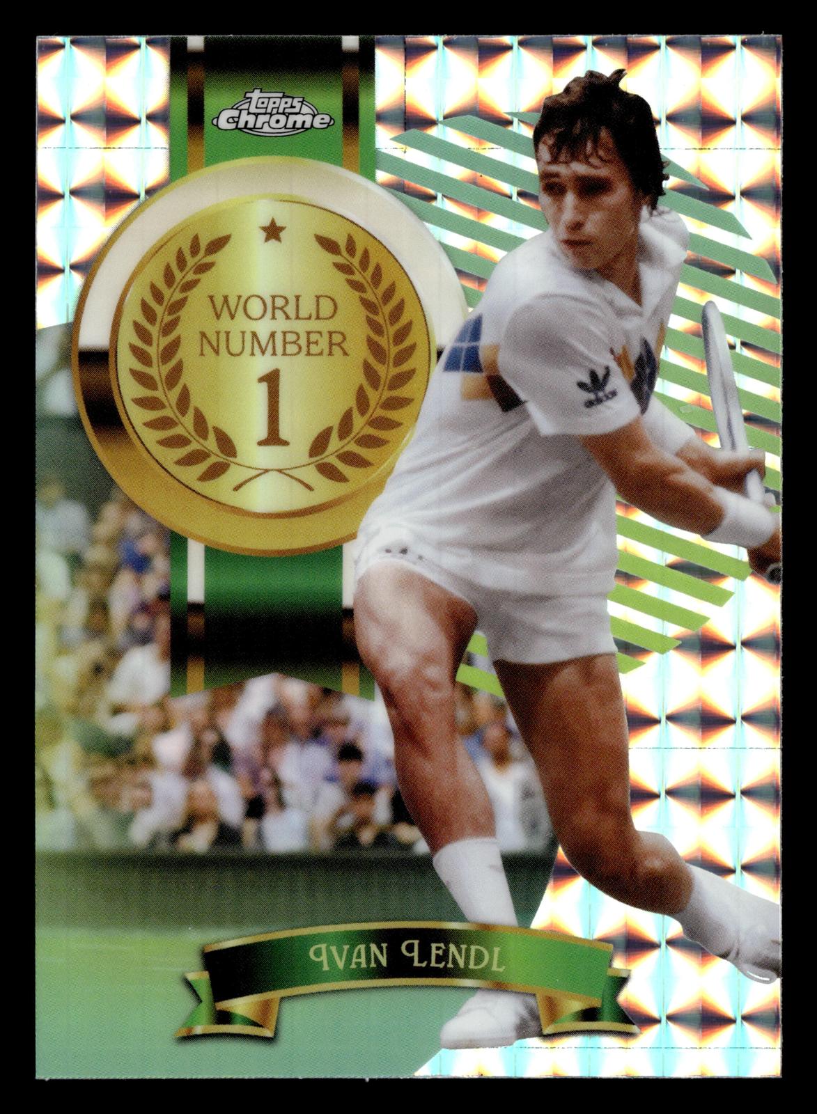 2026 Topps Chrome #WNO-IL Ivan Lendl World Number 1 Geometric Refractor