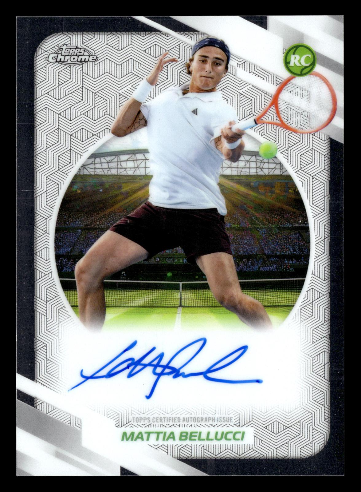 2026 Topps Chrome #AT-MBI Mattia Bellucci Base Autographs II Refractor