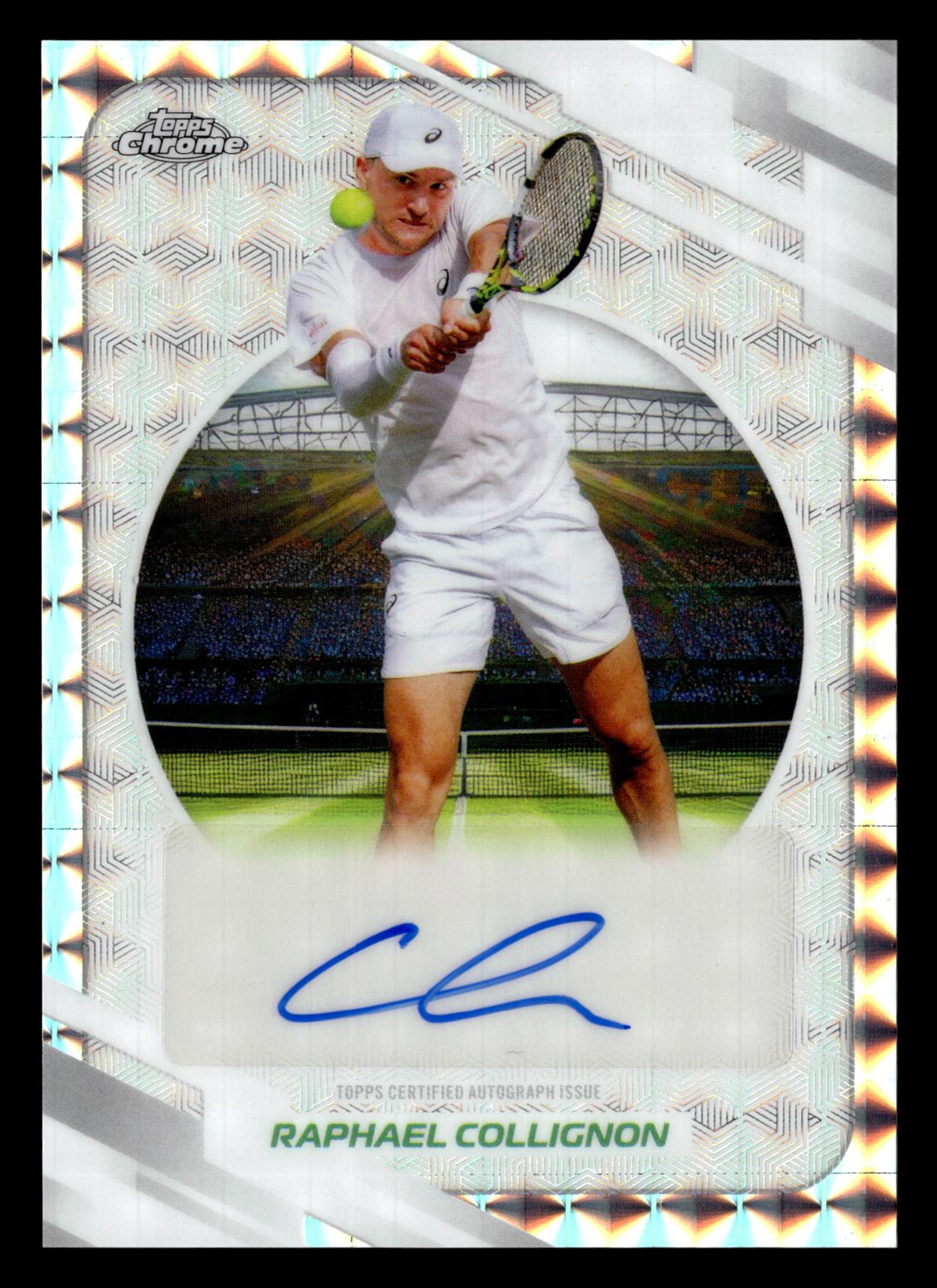 2026 Topps Chrome #AT-RCN Raphael Collignon Base Auto II Geometric Refractor