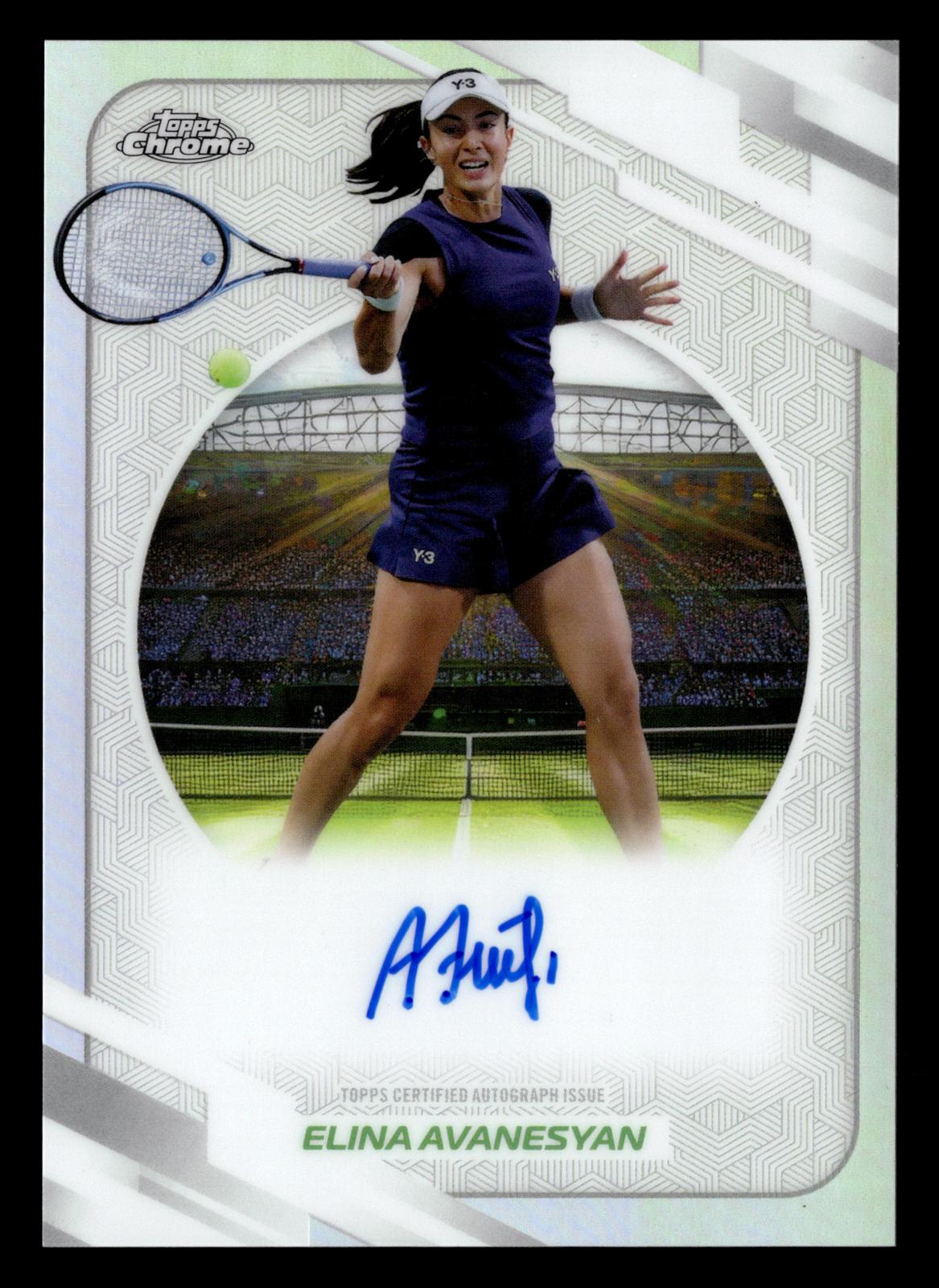 2026 Topps Chrome #AT-EAN Elina Avanesyan Base Autographs II