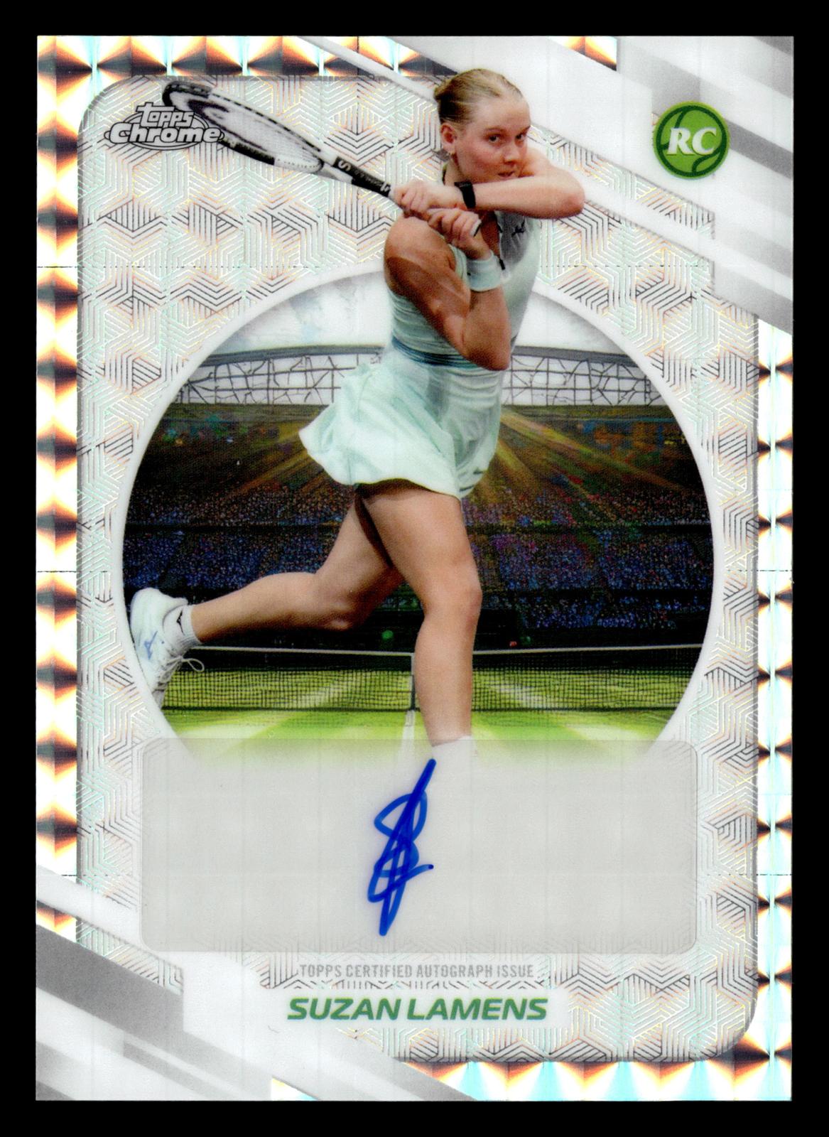 2026 Topps Chrome #AT-SLS Suzan Lamens Base Autographs II Geometric Refractor