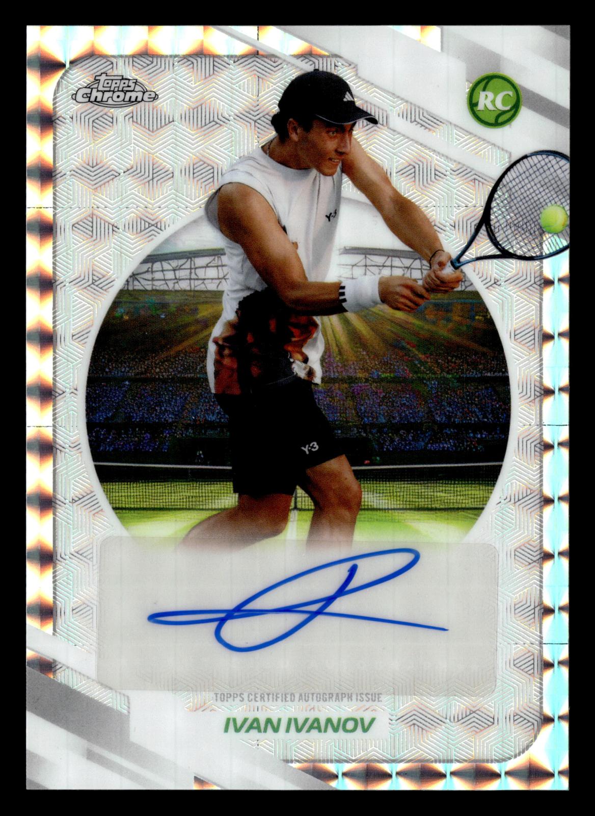 2026 Topps Chrome #AT-IIV Ivan Ivanov Base Autographs II Geometric Refractor