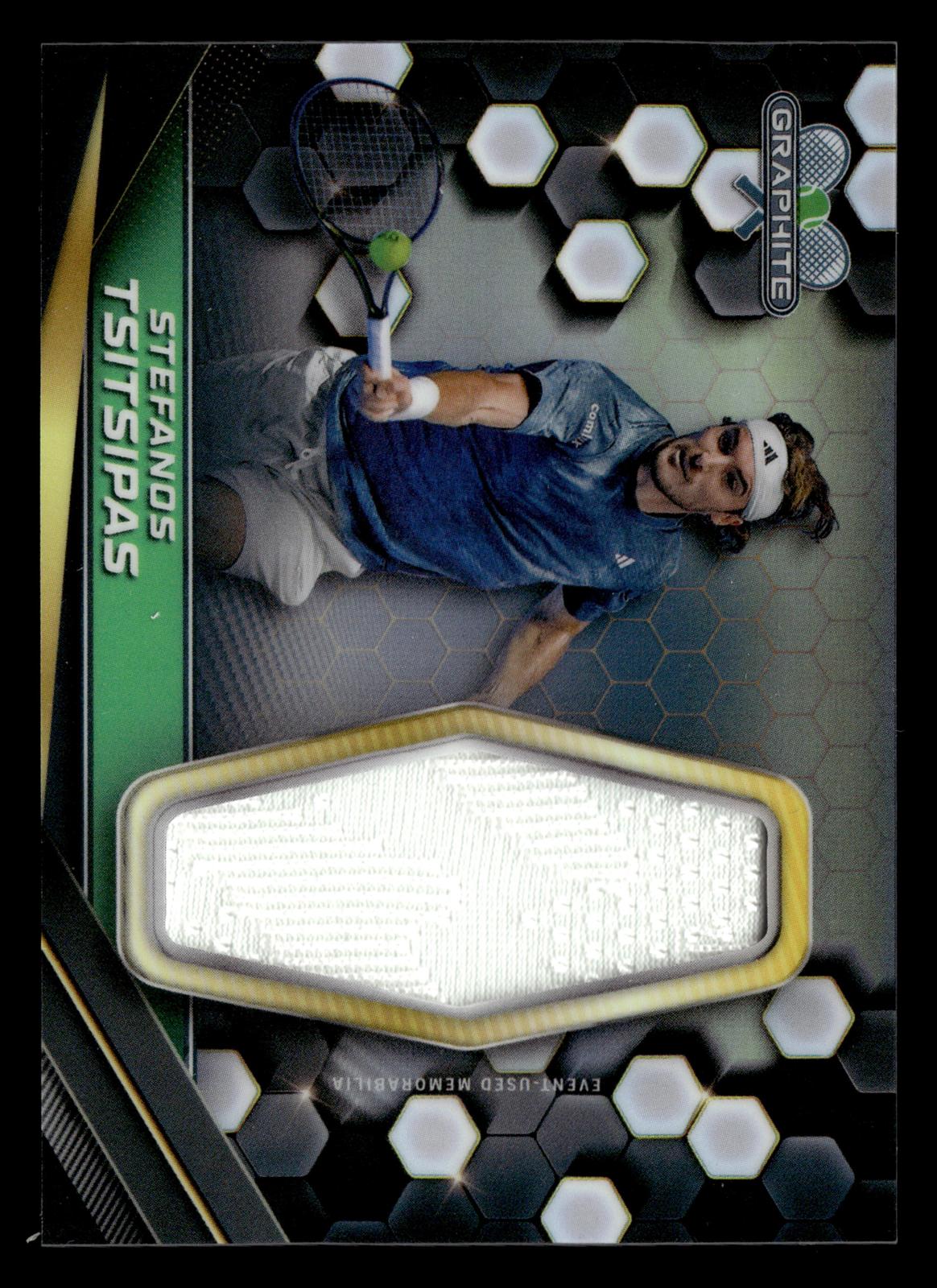 2024 Topps Graphite #GR-STS Stefanos Tsitsipas Graphite Relics