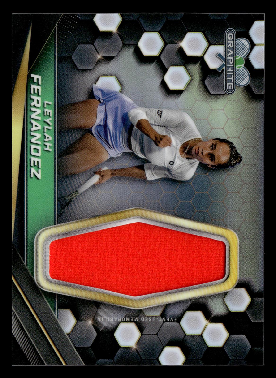 2024 Topps Graphite #GR-LFZ Leylah Fernandez Graphite Relics
