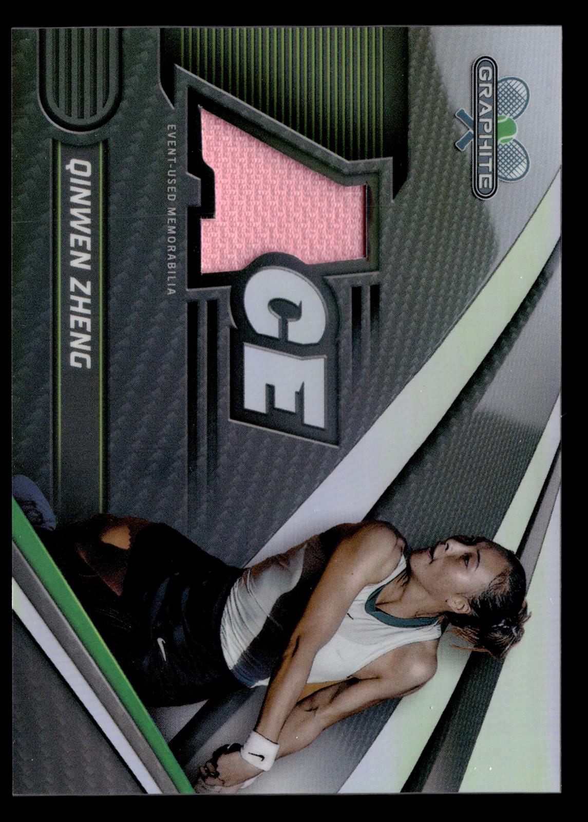 2024 Topps Graphite #AR-QZG Qinwen Zheng Ace Relics