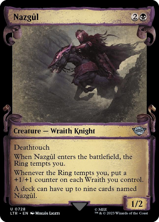 Nazgûl 728 (Universes Beyond: The Lord of the Rings: Tales of Middle-earth)  - Showcase Scroll