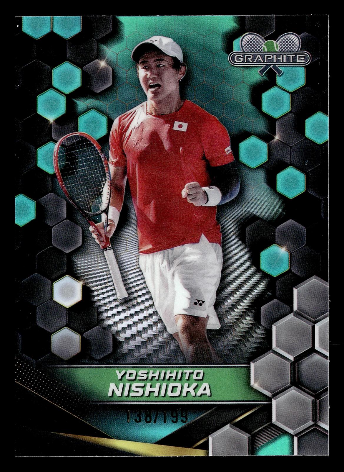 2024 Topps Graphite #138 Yoshihito Nishioka Aqua Refractor #/199