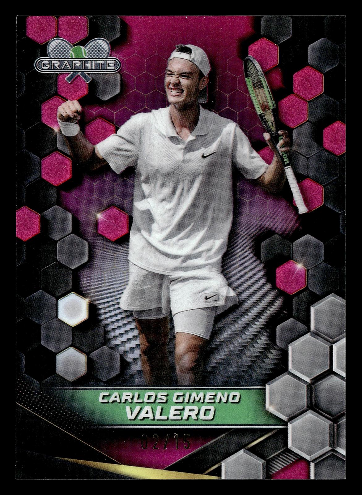 2024 Topps Graphite #85 Carlos Gimeno Valero Pink Refractor #/15