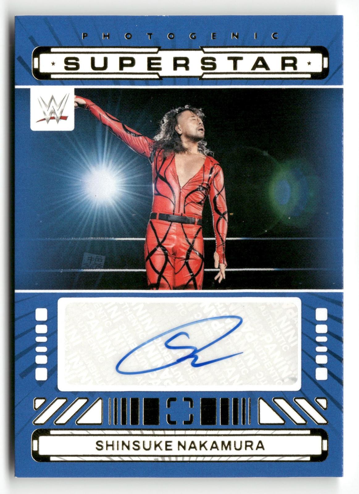2024 Panini Photogenic WWE #SG-SHN Shinsuke Nakamura Superstar Signatures