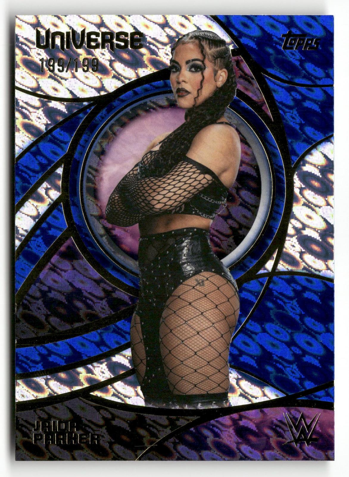 2026 Topps Universe WWE #56 Jaida Parker Blue Pulse #/199