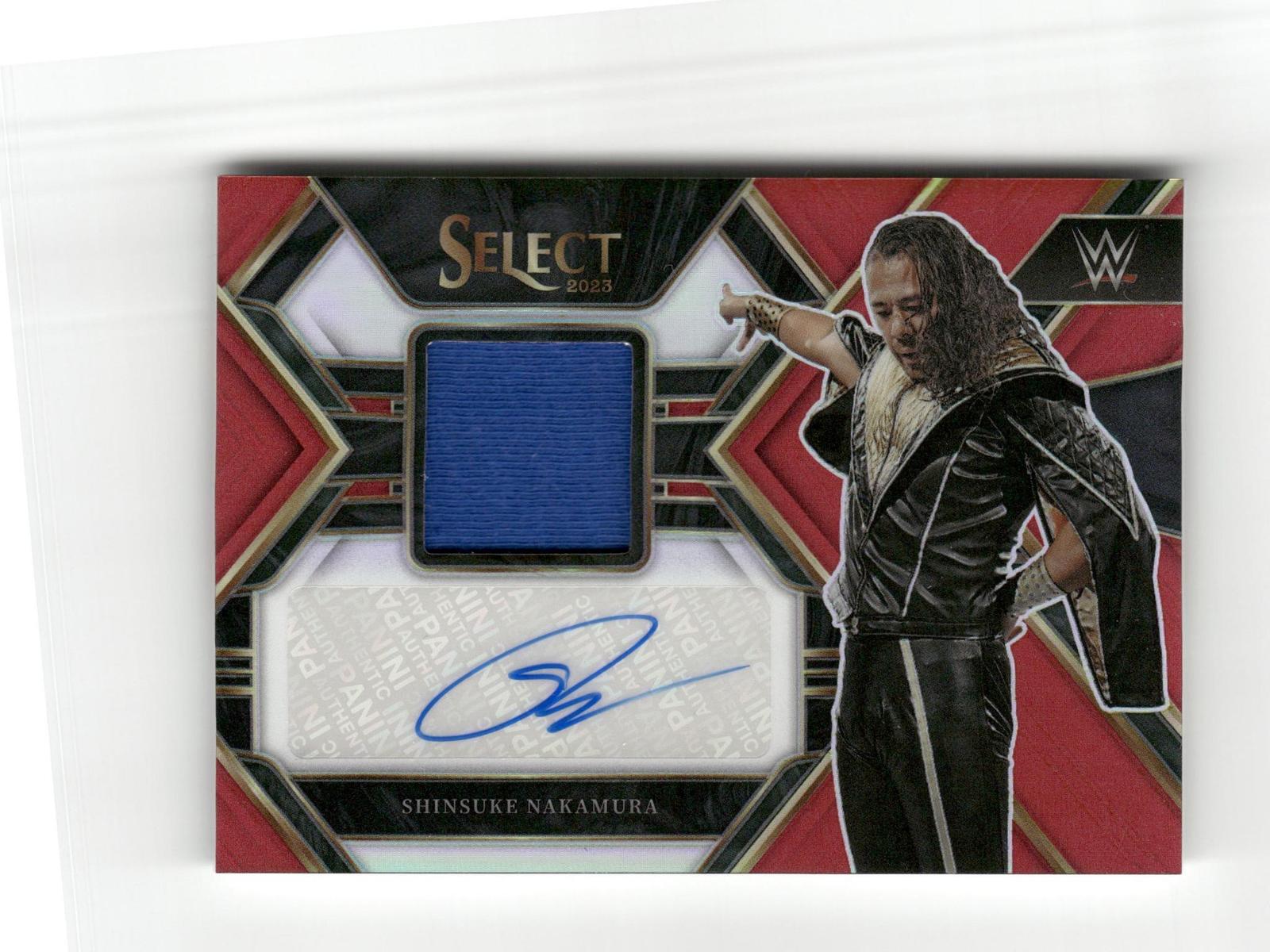 2023 Panini Select WWE #AM-SNK Shinsuke Nakamura Autographed Memorabilia /49