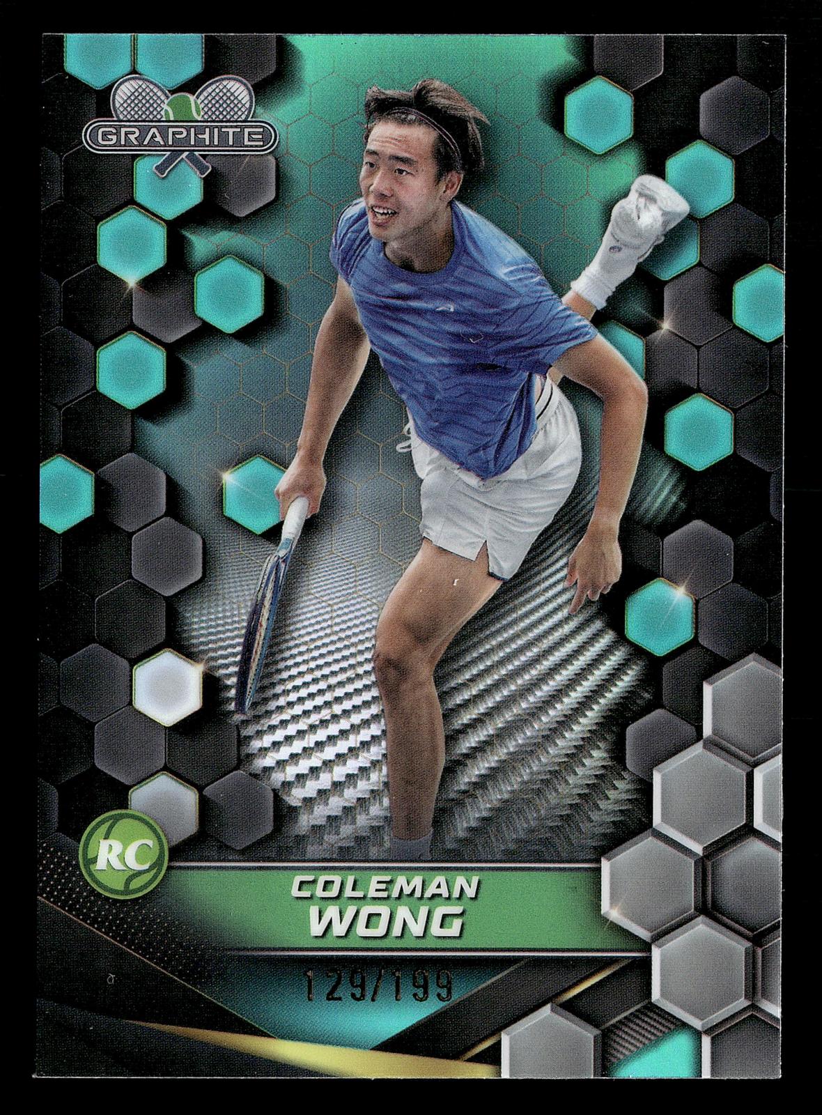 2024 Topps Graphite #199 Coleman Wong Aqua Refractor #/199