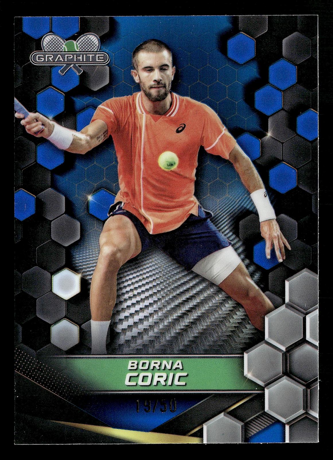2024 Topps Graphite #177 Borna Coric Blue Refractor #/50