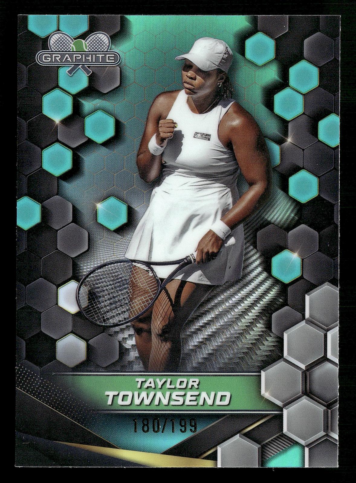 2024 Topps Graphite #149 Taylor Townsend Aqua Refractor #/199
